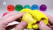 Learn Colours with Playdough Smiley Face with Toys