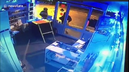 CCTV of magic shop being broken into