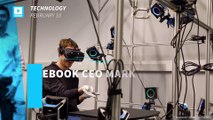 Zuckerberg shows off Oculus gloves for typing in VR