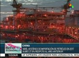 China: expertos esperan disminuyan importaciones de petróleo