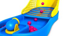 Цвета для детей, чтобы узнать с Корзина мяч игры цвета для детей
