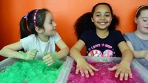 Super Slushy Gelli Baff Toy Challenge | Super Sour Warheads | MLP Shopkins Prizes