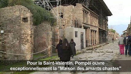 Download Video: Pompéi dévoile un baiser romain pour la Saint-Valentin