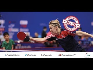 Скачать видео: No. 15 Sandra Paovic wins at 2015 ITTF Para-Table Tennis World Championship