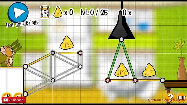 TOM AND JERRY / Rig A Bribge / Cartoon Games Kids TV