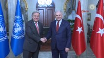 Başbakan Yıldırım BM Genel Sekreteri Guterres Ile Görüştü