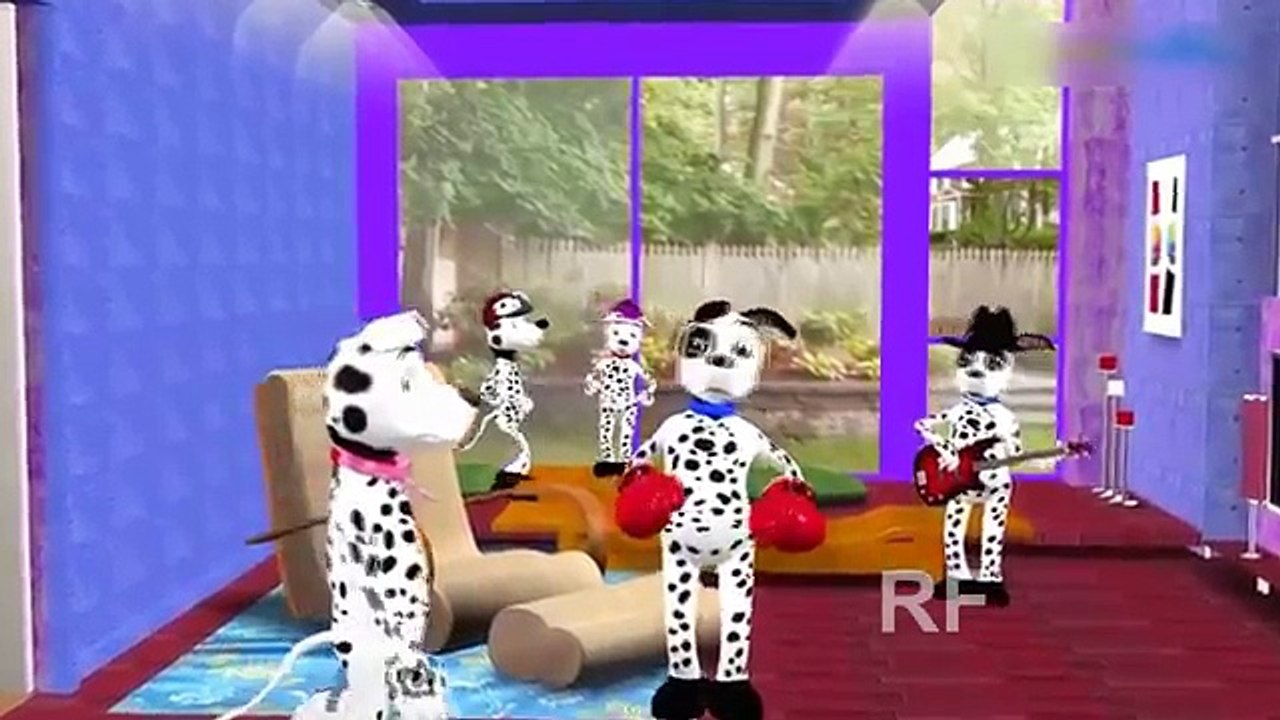 the finger family dalmatian dog nursery rhymes children dog finger family kids rhymes songs hd