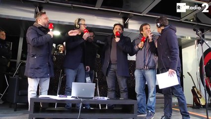 Flavio Insinna a Radio 2 per Sanremo 2017 (8-2-17)