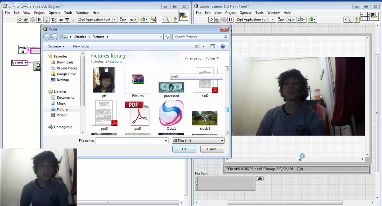 LabVIEW Image Processing Tutorial 2 (Canny Edge Detection)