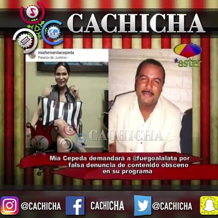 Mia Cepeda No coje esa Mira a quien esta Demandado por la foto Viral de ella y esta presentadora