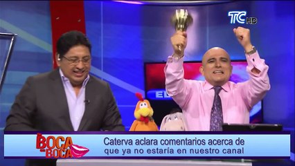 Caterva rechaza comentarios sobre su salida de TC, tiene un mensaje para los habladores y envidiosos