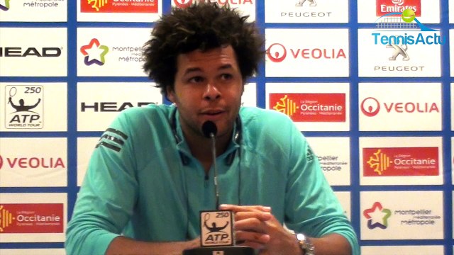ATP - Open Sud de France 2017 - Jo-Wilfried Tsonga : Llodra ? Faut arrêter de dire n'importe quoi !