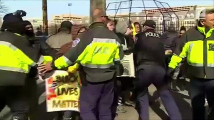 Betsy DeVos schooled by protestors in DC