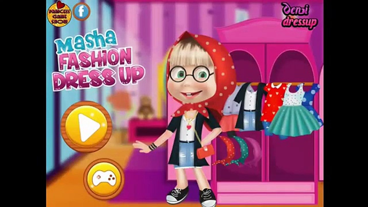 Masha Fashion Dress UP - Game Show - Game Play - 2016 - HD
