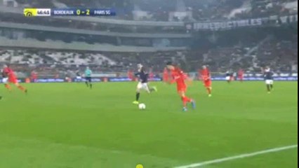 Cavani Amazing Second Goal -  Bordeaux vs Paris Saint Germain 0-3  10.02.2017 (HD)