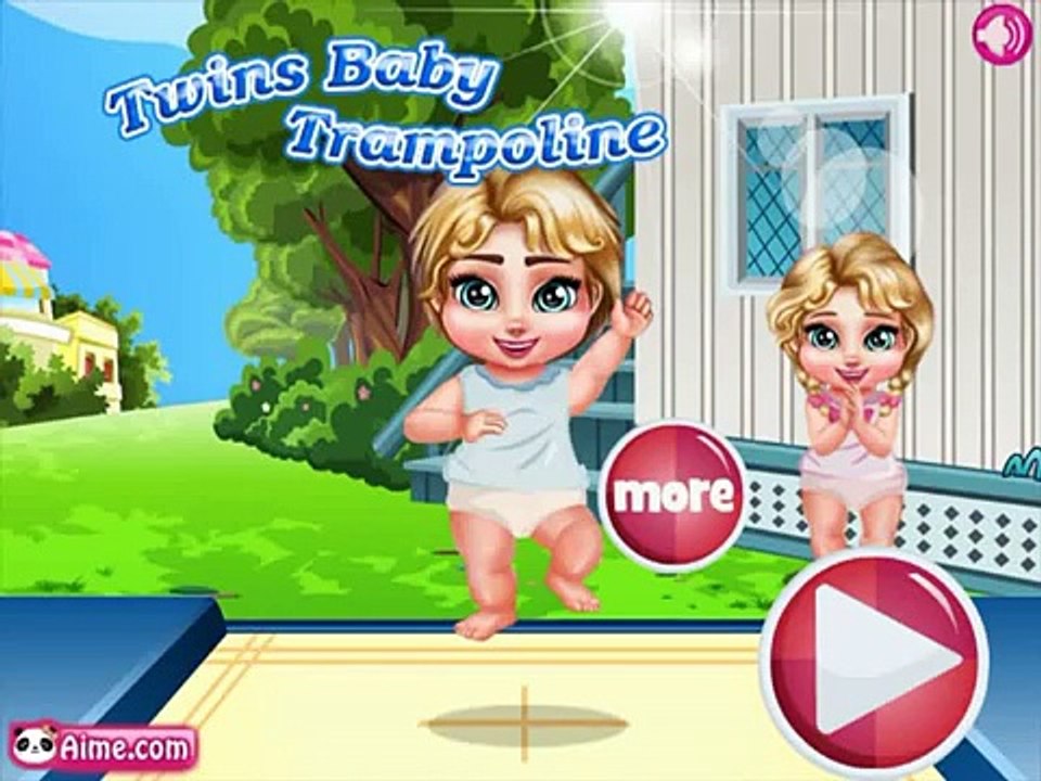 Близнецы младенца Батут Лучший Детские игры для девочек