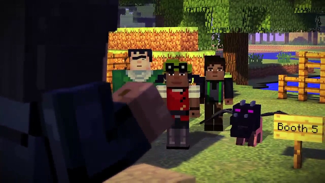 Welcome to minecraft story mode episode 1 gameplay (157)