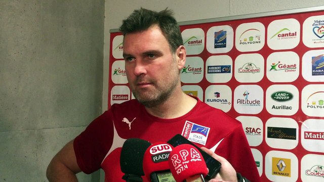Jeremy Davidson (Aurillac) après la défaite du SA XV à Aurillac