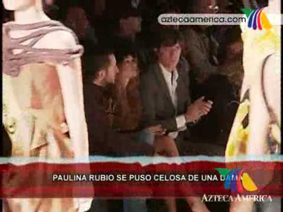 Paulina Rubio se pone celosa!