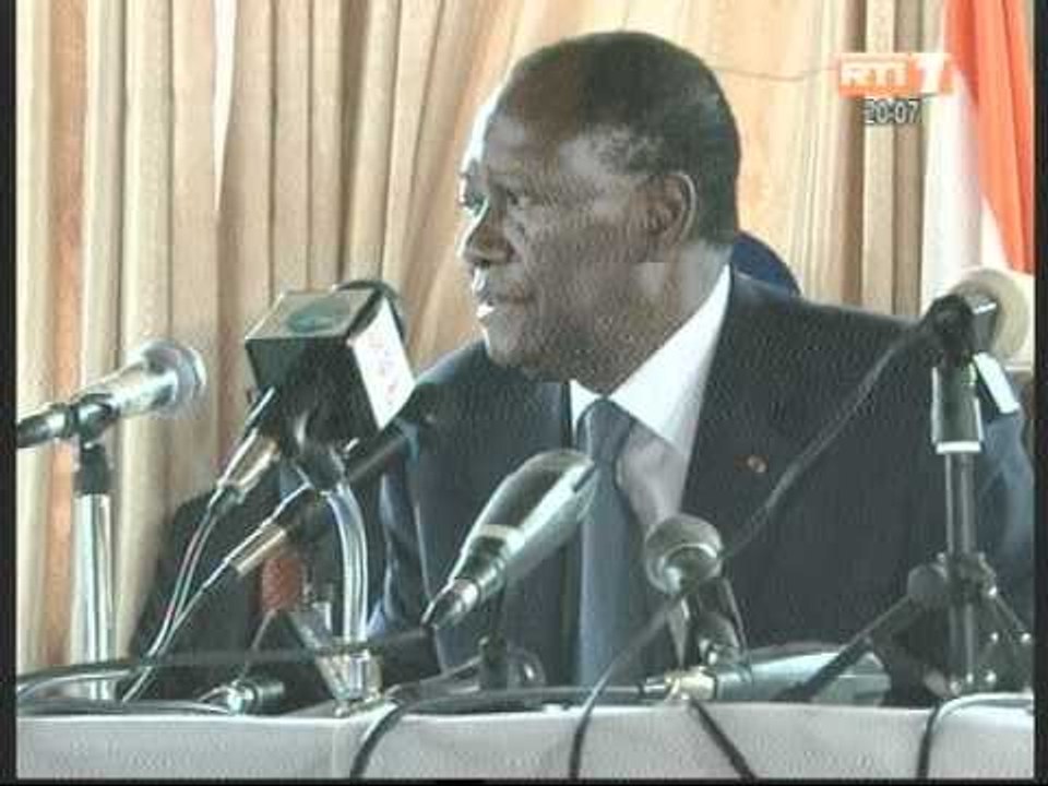 Conférence de presse conjointe des présidents Alpha Condé et Alassane Ouattara