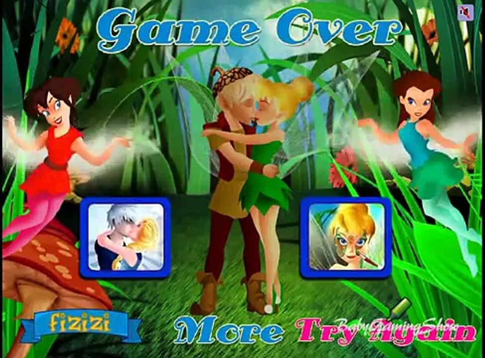 Tinkerbell First Kiss - Lets Play Tinkerbell First Kiss Game