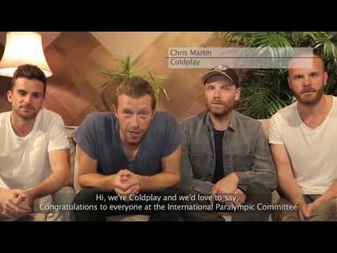Coldplay wishes the International Paralympic Committee happy 25thAnniversary.