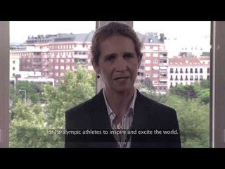Princess Elena of Spain congratulates International Paralympic Committee on 25th anniversary