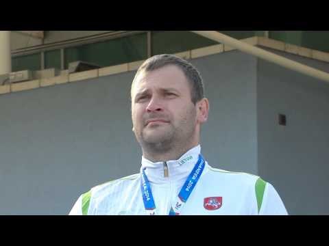 Men's shot put F37 | Victory Ceremony | 2014 IPC Athletics European Championships Swansea