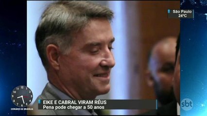 Empresário Eike Batista e ex-governador Sérgio Cabral viram réus