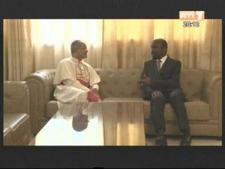 Législatives:Françis Wodié,président du conseil constitutionnel a recu le nonce apostolique