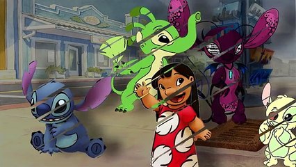 Lilo Stitch Cartoon Finger Family Nursery Rhyme