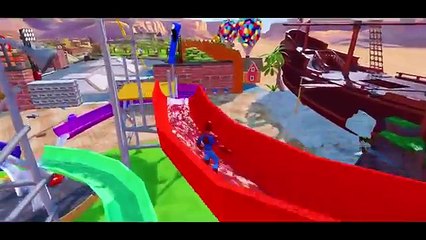 Black spider man and spider man cartoon lightning McQueen