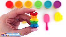 How to Make Play-Doh Popsicles with Molds * Fun Play for Kids * RainbowLearning