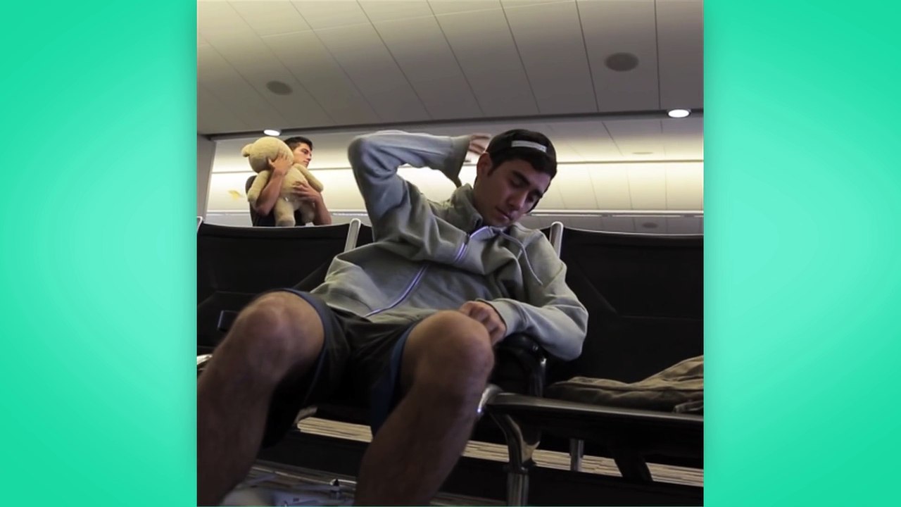 Goofing around in the Airport!
