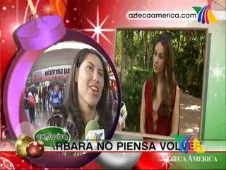 Barbara Mori niega romance con Chema Torre