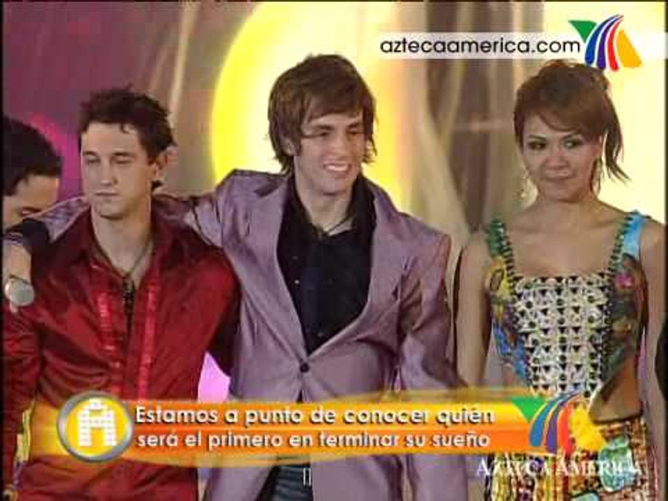 Fabiola en la expulsión final de La Academia