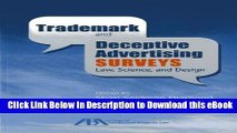 [Read Book] Trademark and Deceptive Advertising Surveys: Law, Science, and Design Kindle