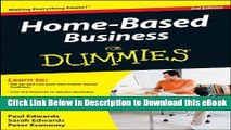 [Read Book] Home-Based Business For Dummies Kindle