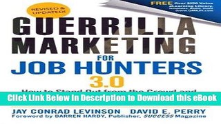 EPUB Download Guerrilla Marketing for Job Hunters 3.0: How to Stand Out from the Crowd and Tap