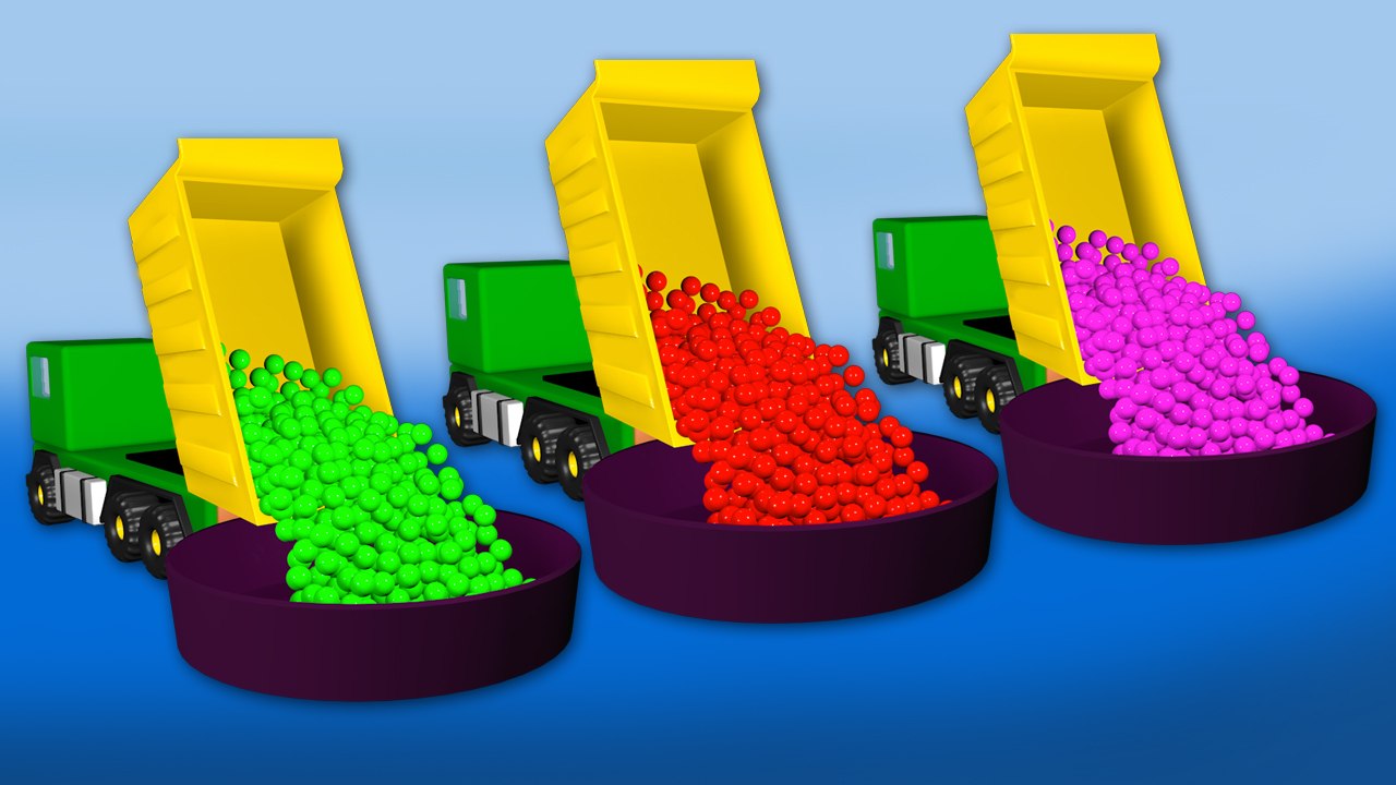 Colors for Children to Learn with Street Vehicles - Colours for Kids to Learn - Learning Videos