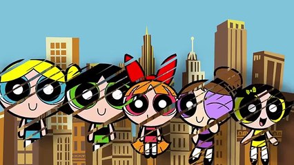 Powerpuff Girls Cartoon Finger Family Baby Song