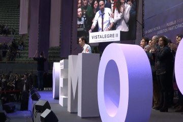 Pablo Iglesias arrasa en Vistalegre II