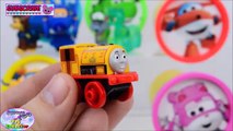 Learn Colors Disney Jr Super Wings Nick Junior Umizoomi PJ Masks Surprise Egg and Toy Collector SETC