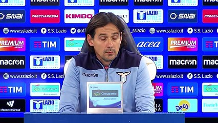 Conf Inzaghi 12 febbraio 2017 - VIGILIA LAZIO-MILAN
