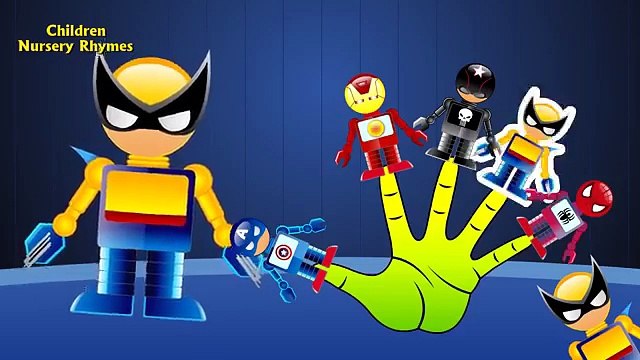 SuperHeroes Fingers Family Nursery Rhymes for Children | Finger Family Songs for Kids