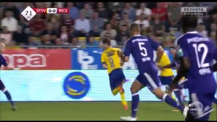 Позиционнные наступления противников ''Андерлехта'' через центр