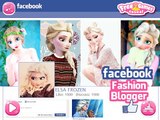 Elsa Frozen Princess play Facebook and Blog,Elsa Facebook Fashion Blogger, Make up and Dressup Games