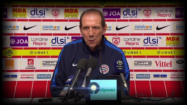 Jean-Louis Gasset après ASNL 0-3 MHSC