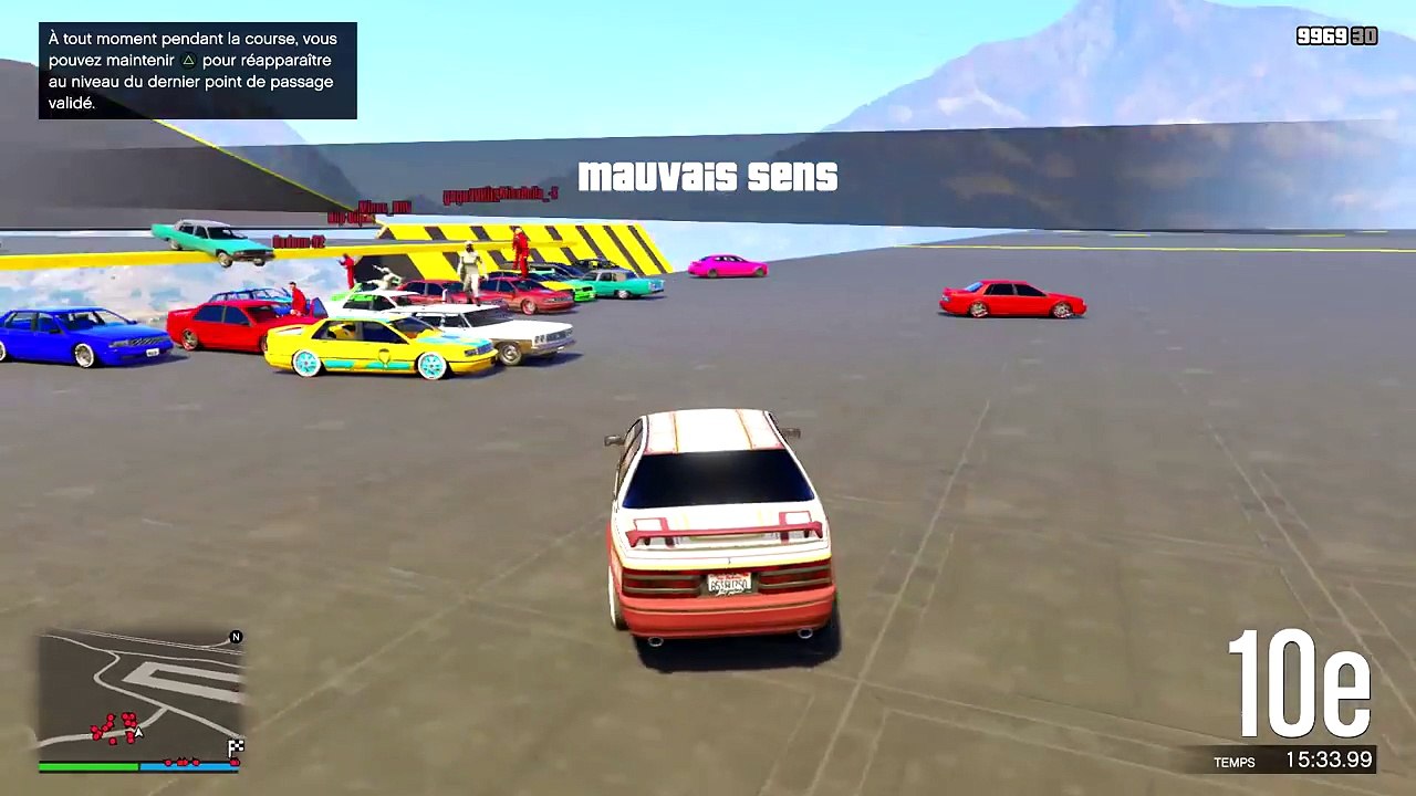 WHITE vs RED (2 WHEELS) GTA 5 ONLINE