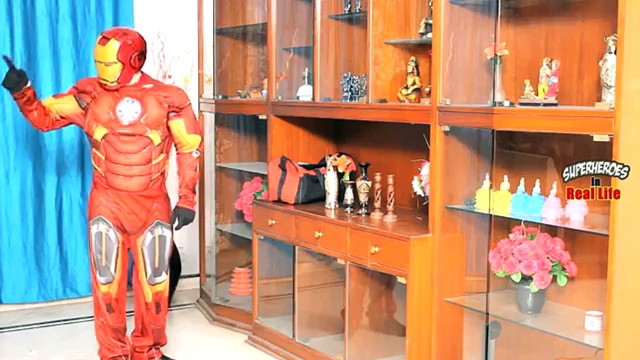 SuperHero Fun In Real Life | Ironman House Robbery | Spiderman Vs Ironman Fight | Funny Movie